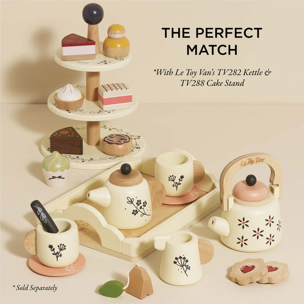 Toy | Wooden Tea Set & Tray