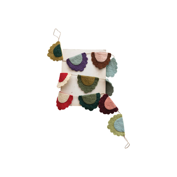 Garland | Wool Felt Scallop