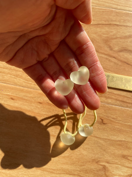 Hair Elastic Set | Frosted Heart