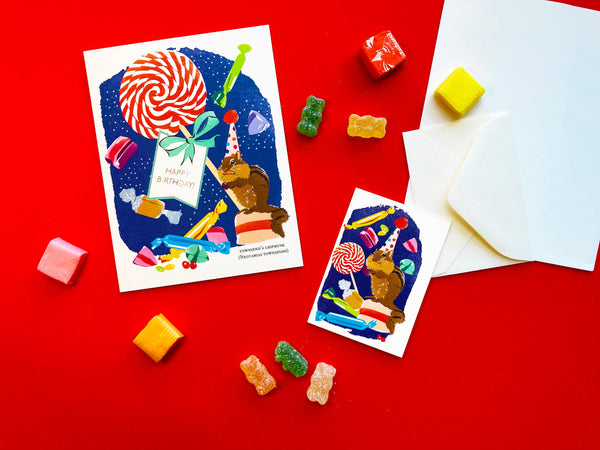 Enclosure Card | Chipmunk & Candy