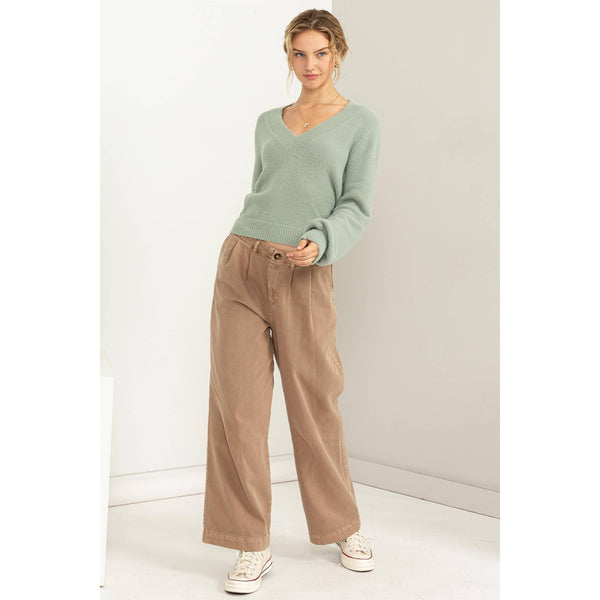 balloon sleeve sweater