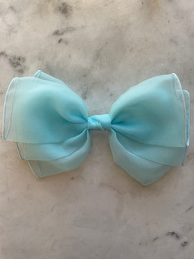 Hair Clip | Big Bow Blue