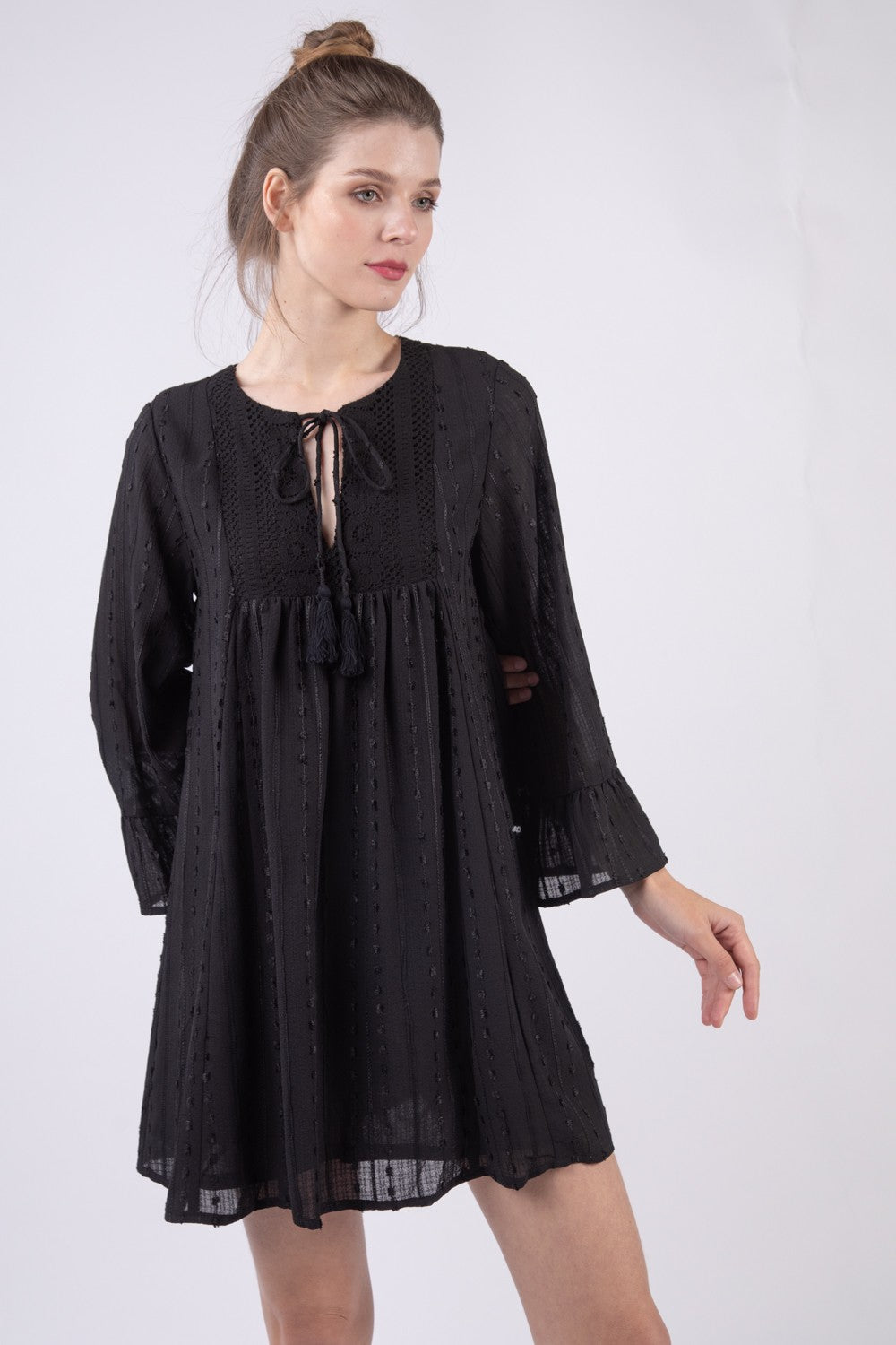 Dress | Black Boho Dress