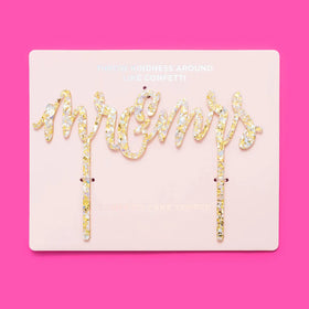 Cake Topper | Mr & Mrs