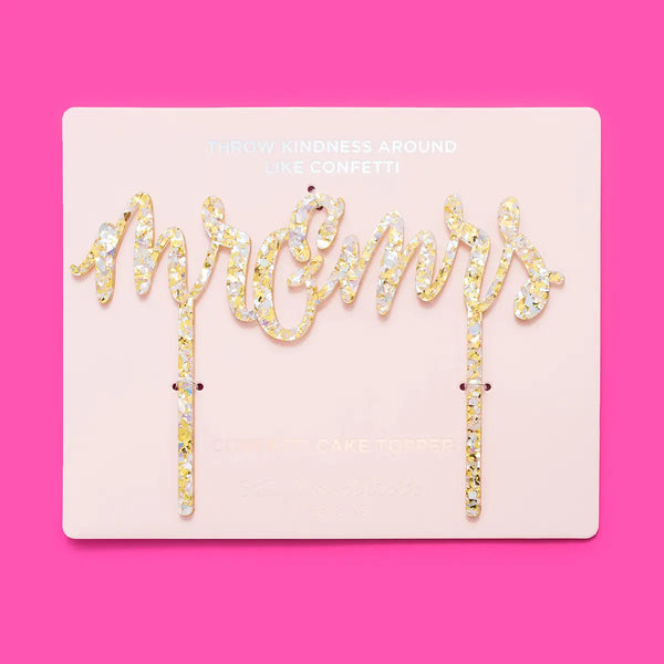 Cake Topper | Mr & Mrs