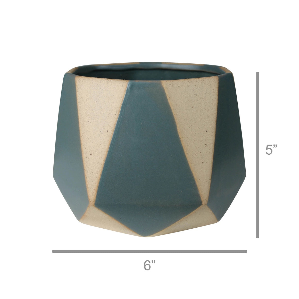 Ceramic Pot | Calico Green