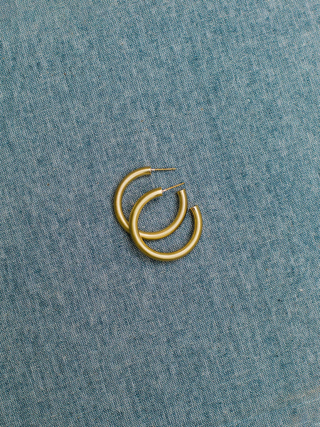Earrings | Cameron Gold Hoops