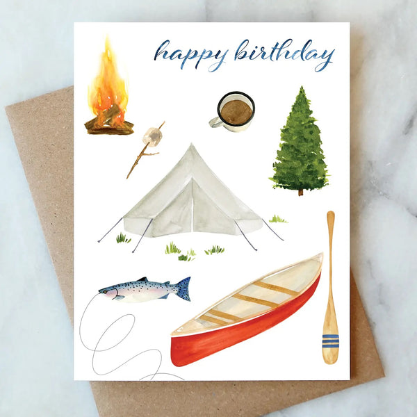 Card | Birthday | Camping