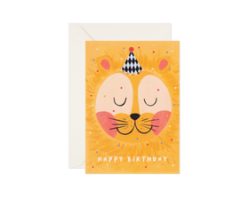 Birthday Greeting Card For Kids "Birthday Lion"