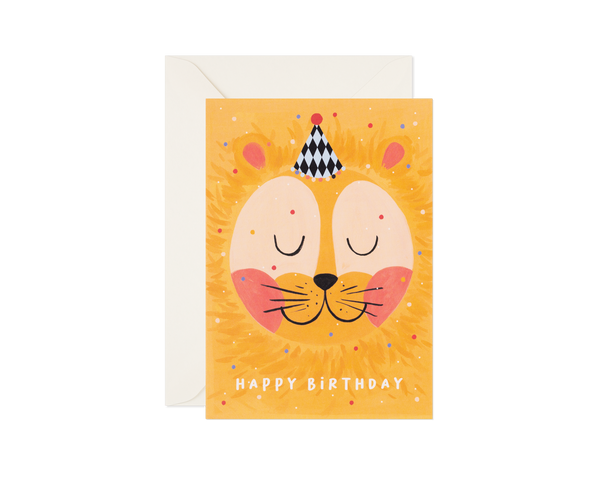 Birthday Greeting Card For Kids "Birthday Lion"