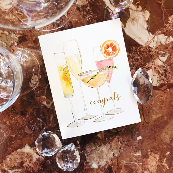 Card | Wedding | Bubbly Congrats