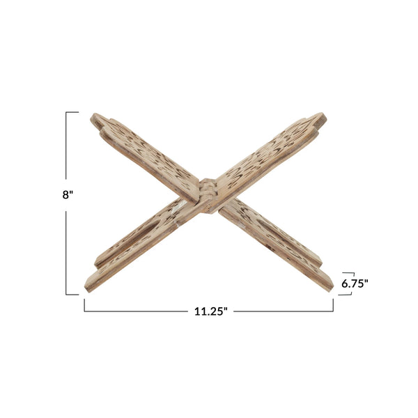 Folding Laser Cut Book Holder