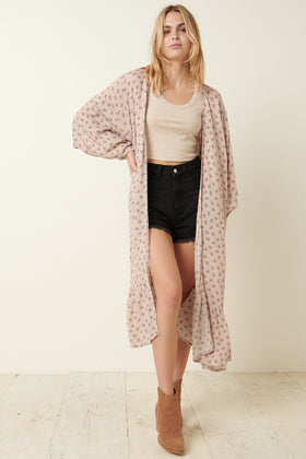 Floral Duster | Sand
