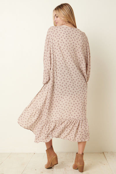 Floral Duster | Sand