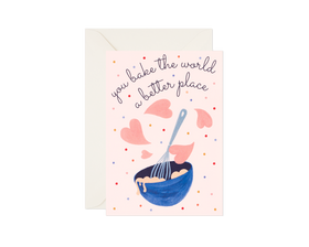 Everyday Greeting Card "Messy Baker"