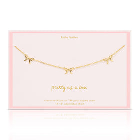 Necklace | Gold Bows