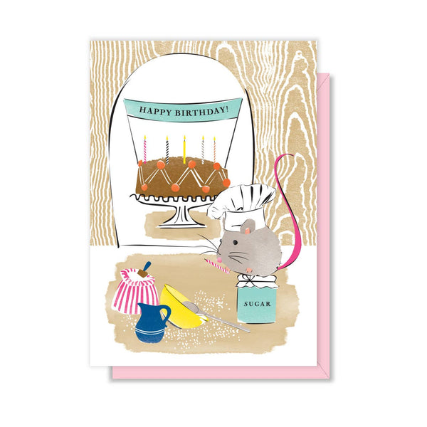 Enclosure Card | Birthday Baker Mouse