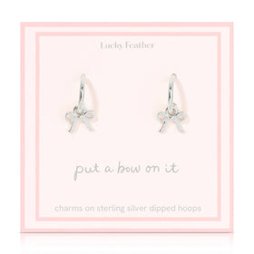 Earrings | Silver Bows