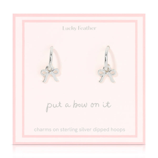 Earrings | Silver Bows