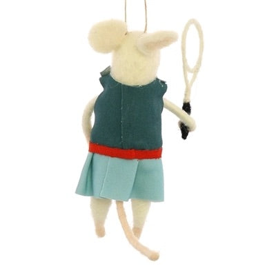 Ornament | Gal Mouse Tennis Player