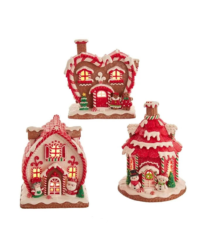 Gingerbread House | Red + White
