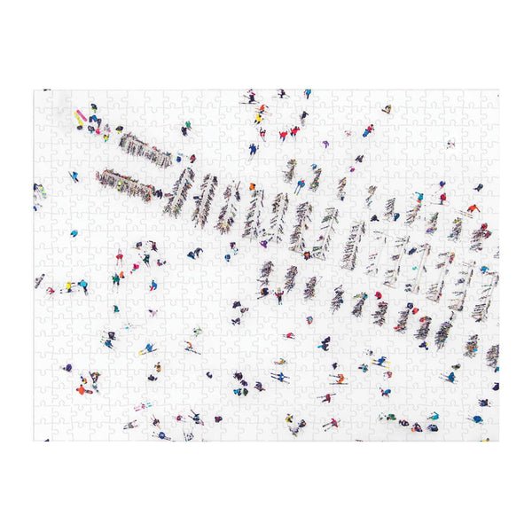 Puzzle | Gray Malin Snow Double Side 500 Piece