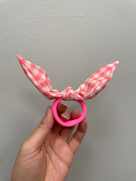 Hair Tie | Pink Check