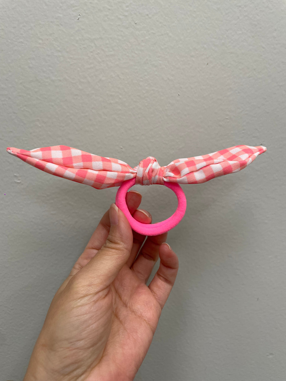 Hair Tie | Pink Check
