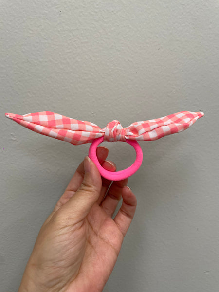 Hair Tie | Pink Check