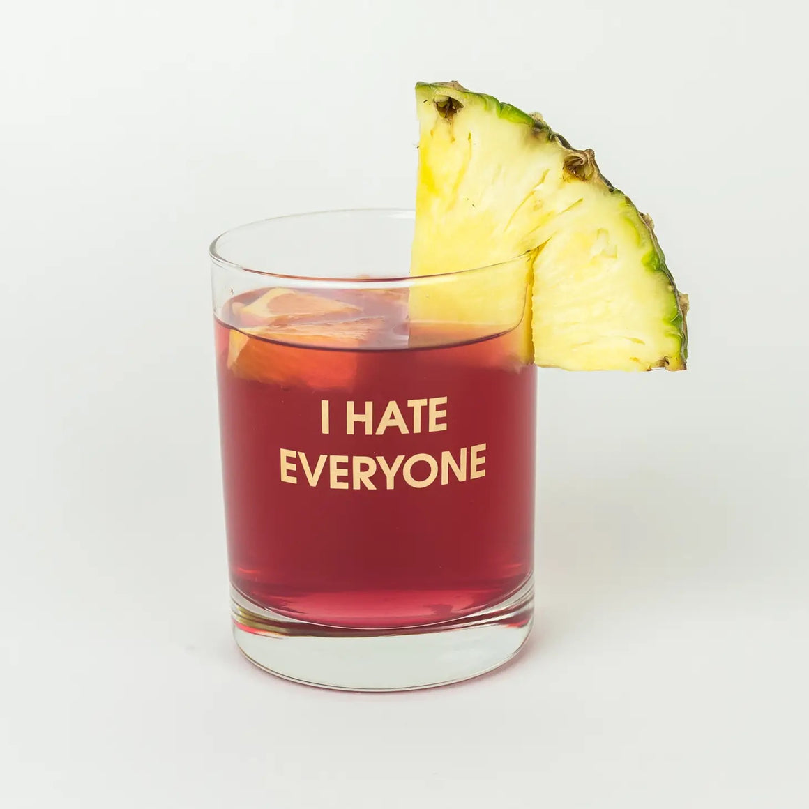 Rocks Glass | Hate Everyone