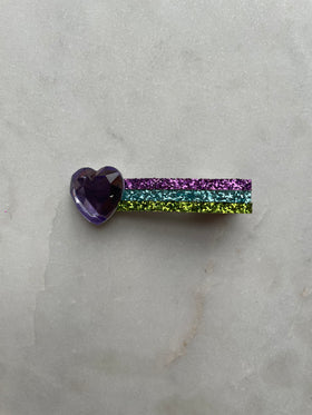 Alligator Clip | Purple Heart