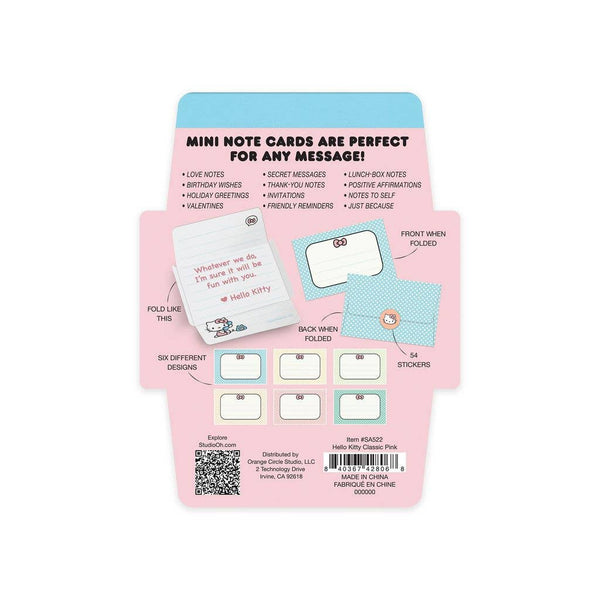 hello kitty mini note cards