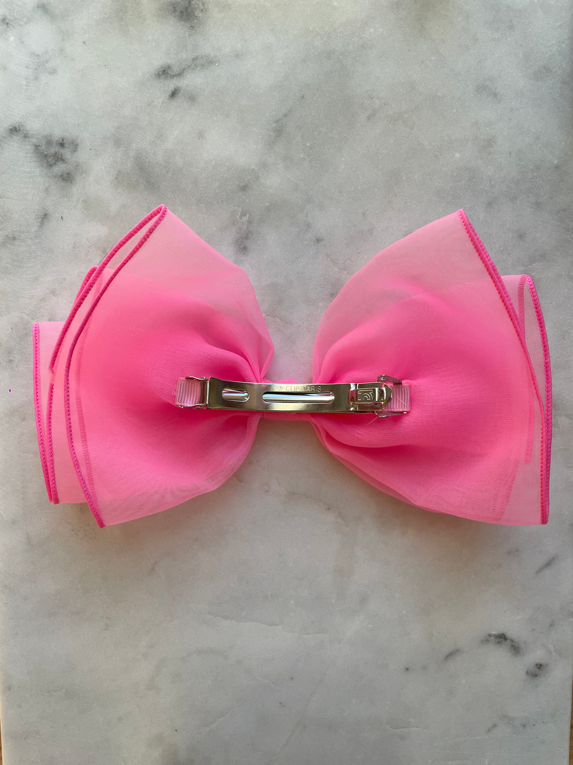 Hair Clip | Big Bow Hot Pink