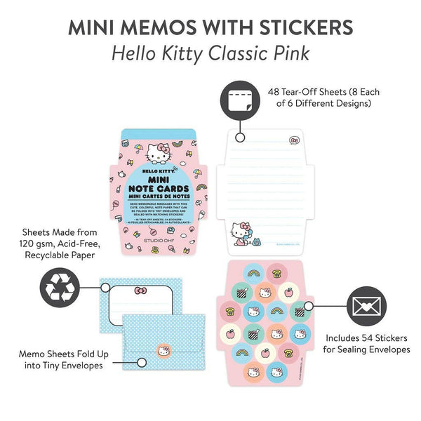 mini memos with stickers