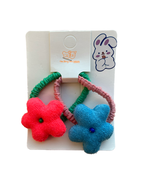 neon orange blue elastic