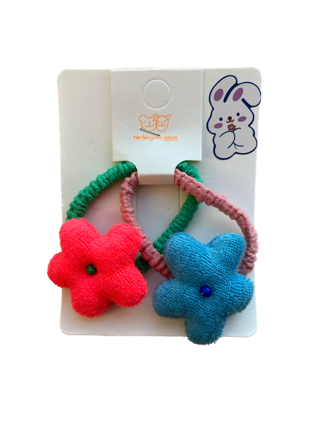 neon orange blue elastic