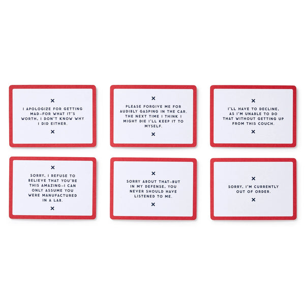 Oddly Specific Apologies