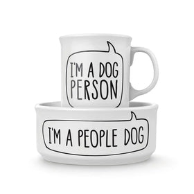 Mug + Bowl | Howligans - Dog Person