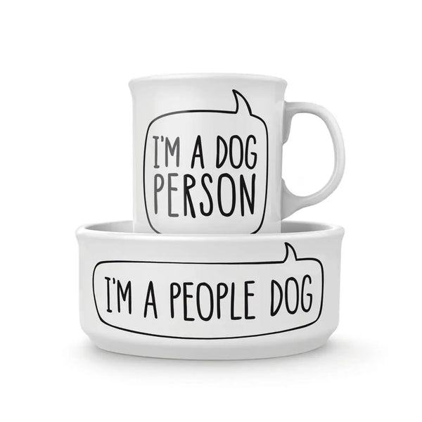 Mug + Bowl | Howligans - Dog Person