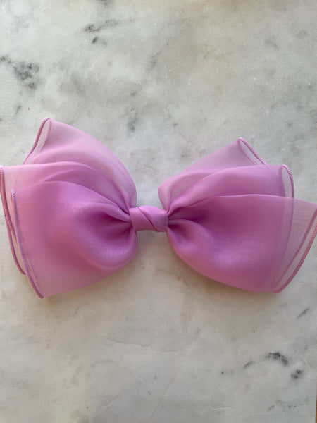 Hair Clip | Big Bow Purple