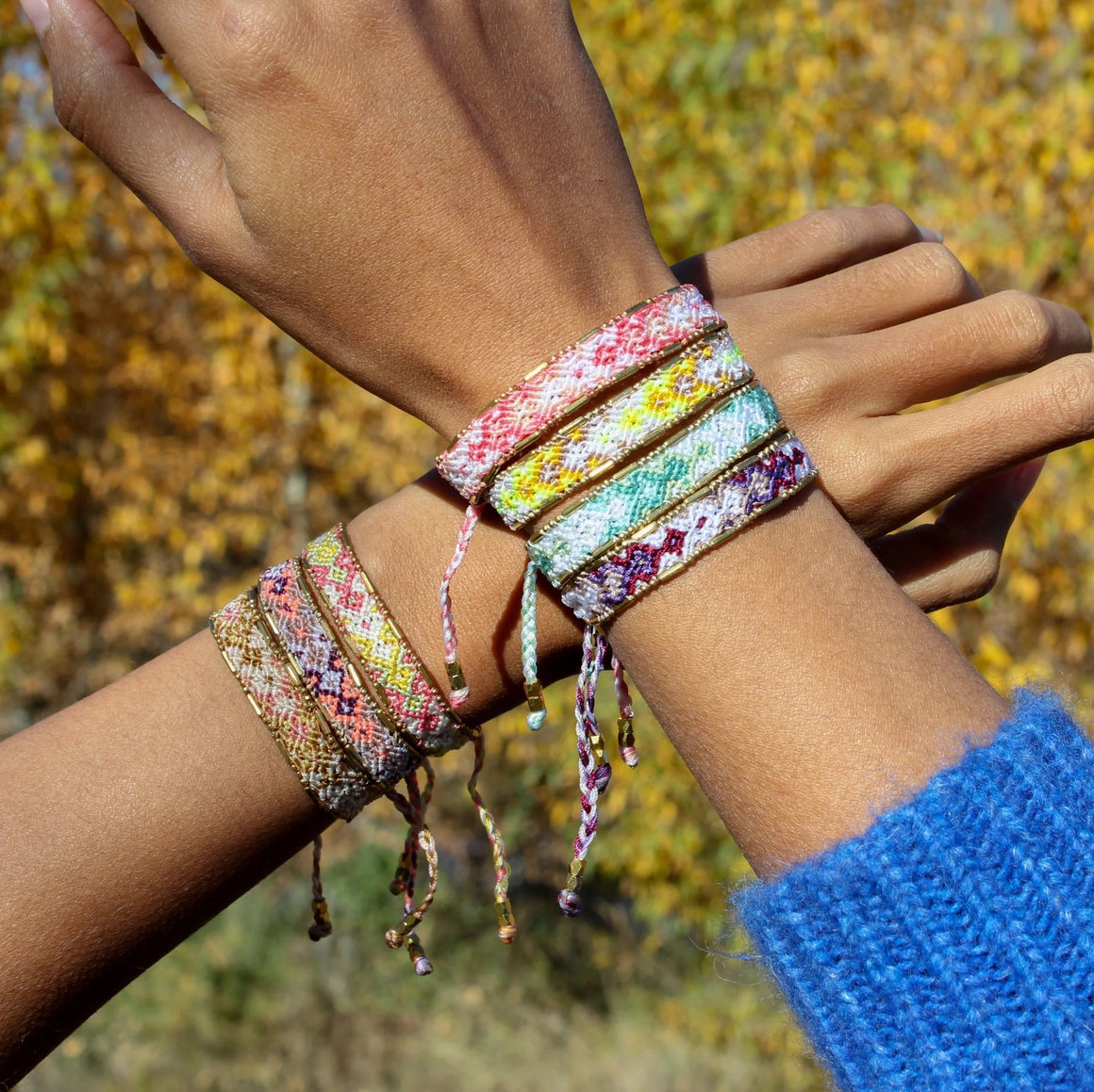 Bali Friendship Bracelet | Sherbet Lemon