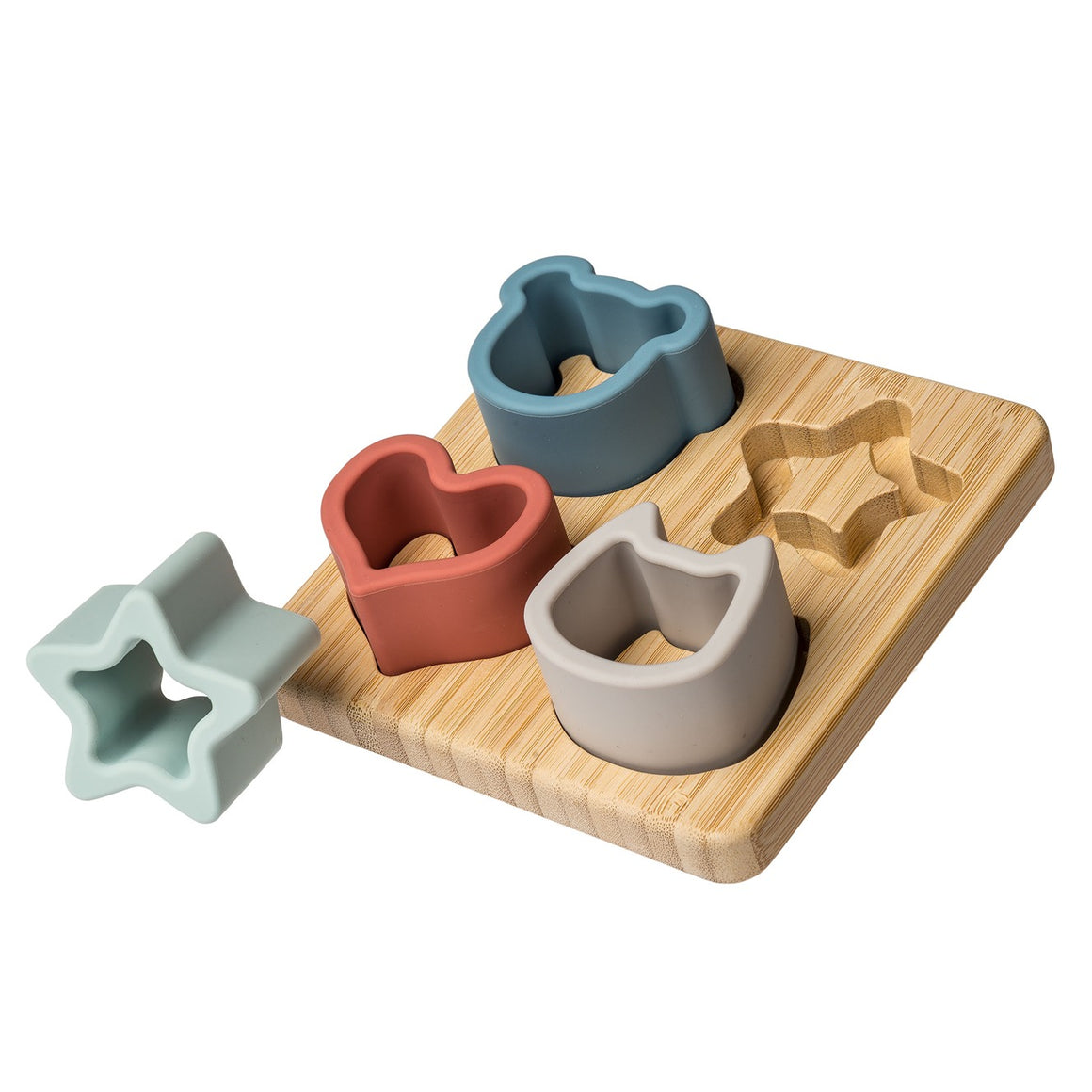 Baby Toy | Simply Silicone Bamboo Sorter