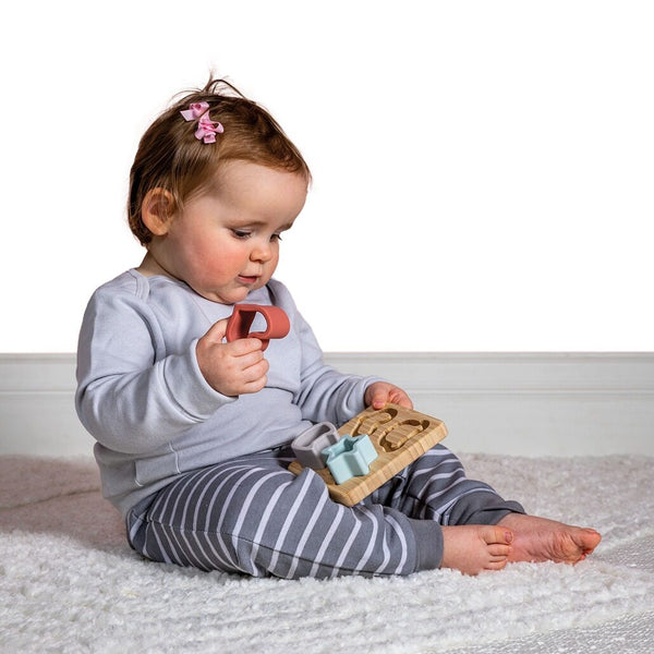 Baby Toy | Simply Silicone Bamboo Sorter