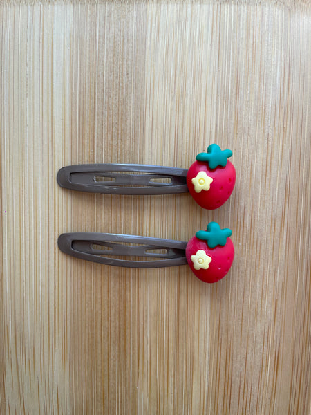 Snap Clip Set | Fruit | Strawberry