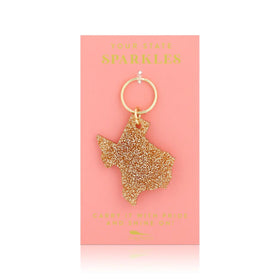Glitter Keychain | Texas