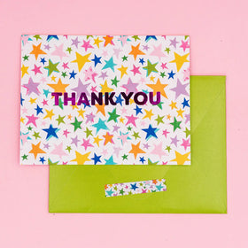 Boxed Greeting Cards | 10 Thank You Cards - Stars