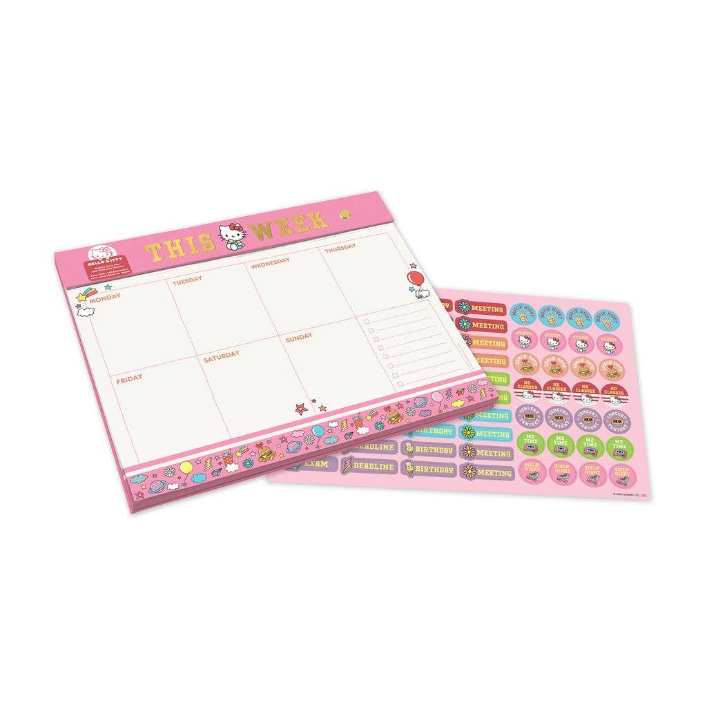 hello kitty weekly planner