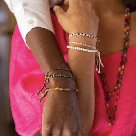 Love Stoned Chakra Bracelet | White Turquoise