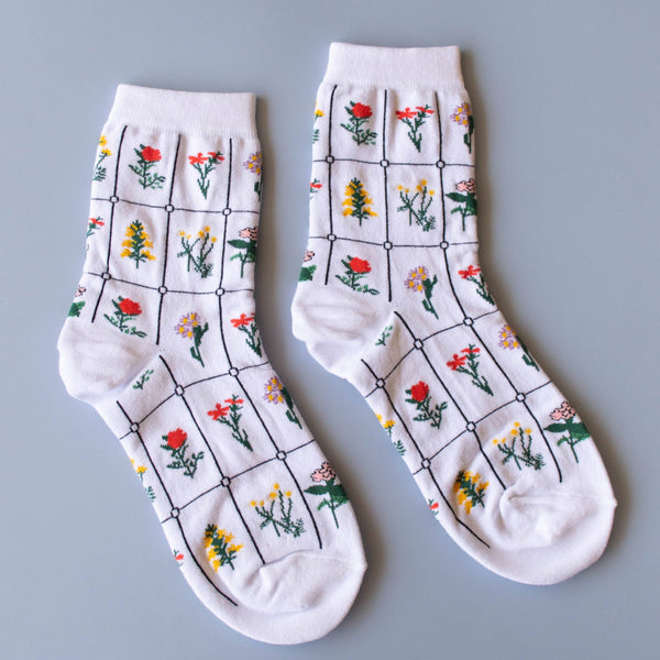 window flower socks