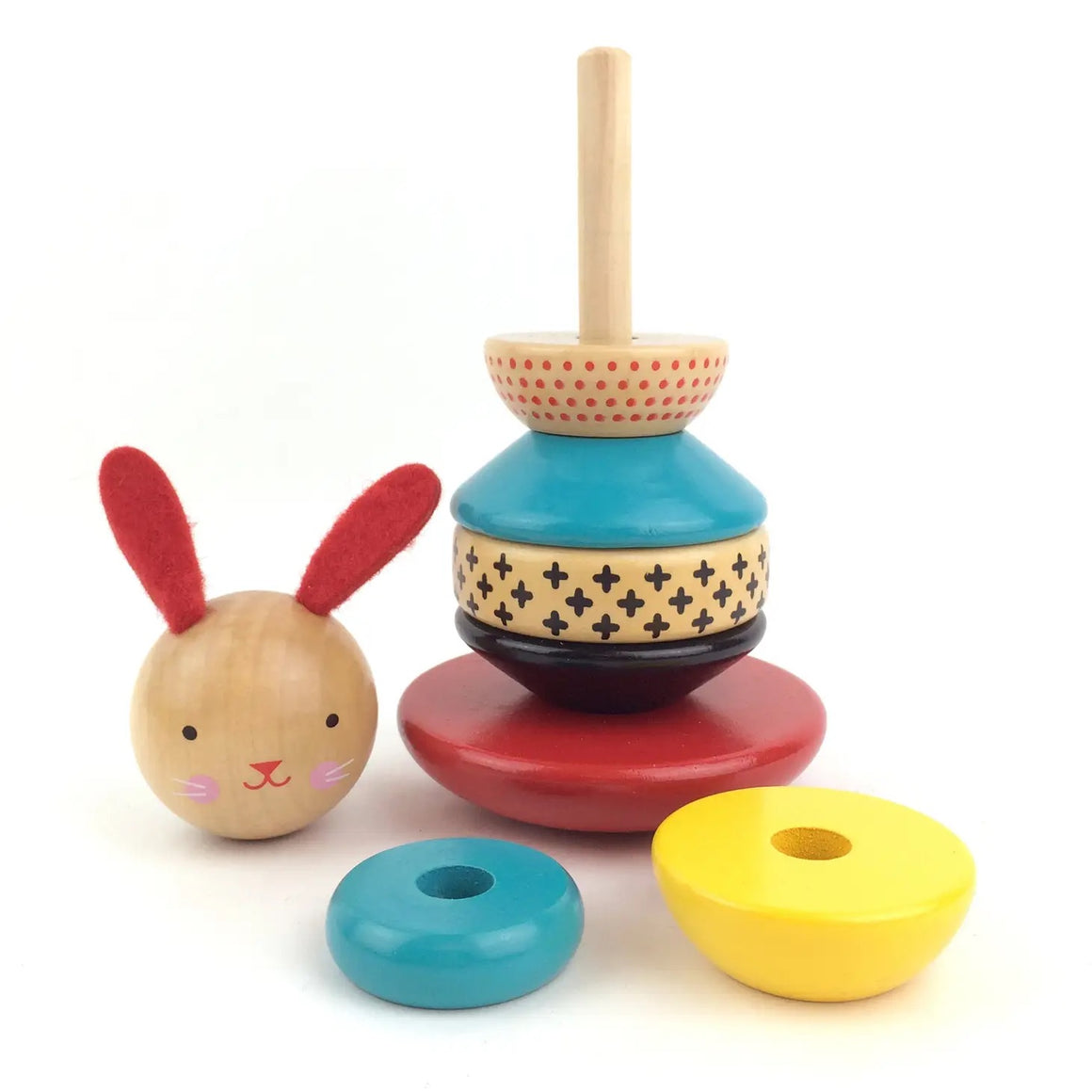 Wooden Rabbit Stacker